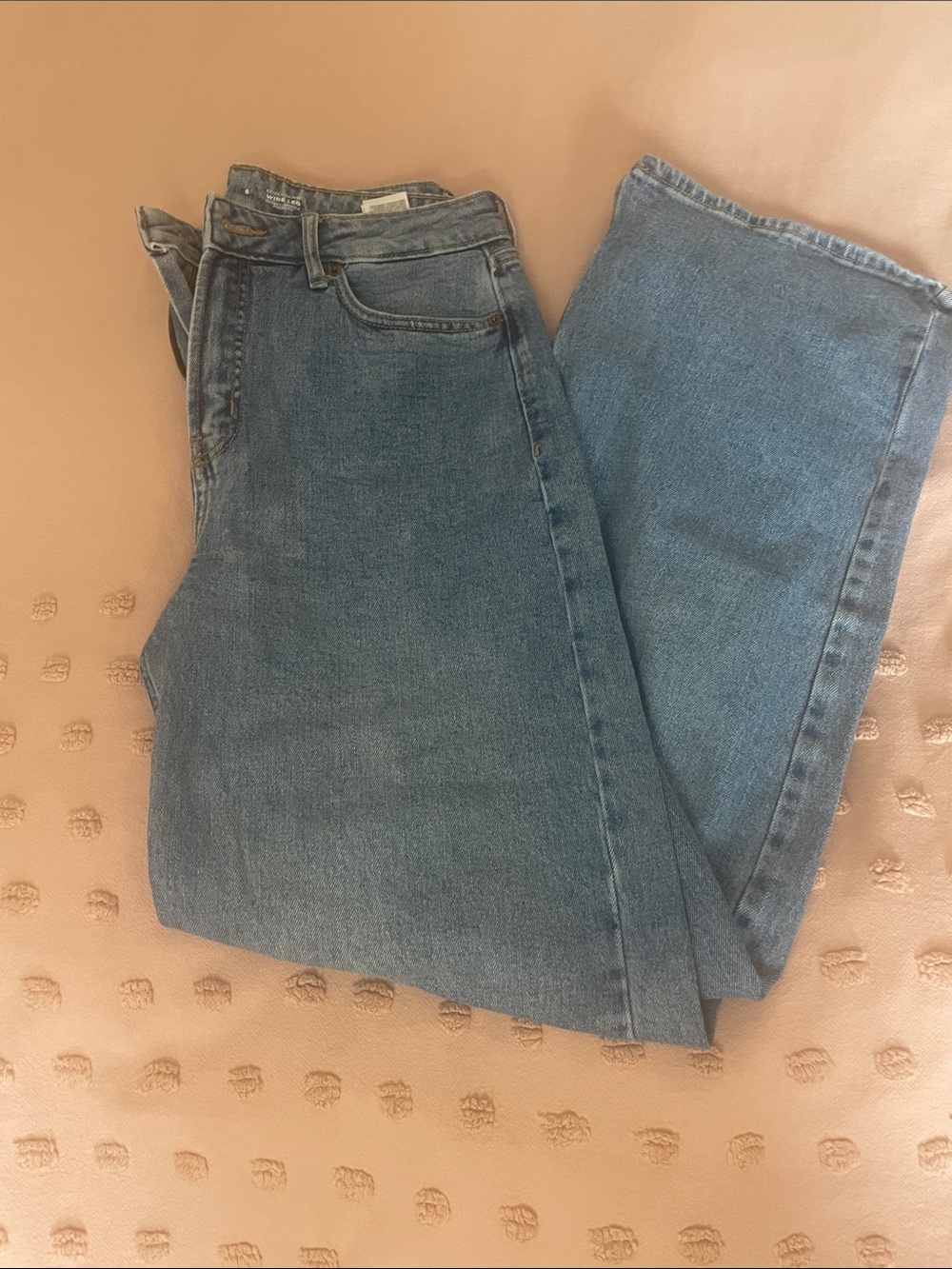 Classic Blue Women’s Jeans - High Rise Wide leg